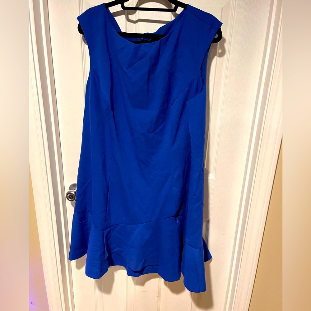 VINCE CAMUTO Women's sleeveless dress, Size 18W, Blue